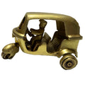 Brass Auto Rickshaw Showpiece | Handcrafted Antique Gold | Iconic Indian Décor & Gifting