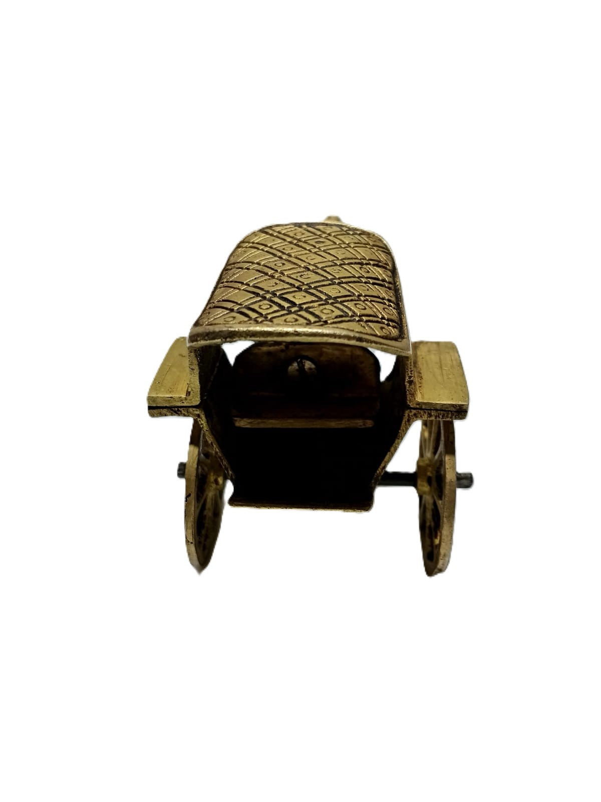 Brass Horse Cart Showpiece | Handcrafted Antique Gold | Traditional Indian Décor & Gifting