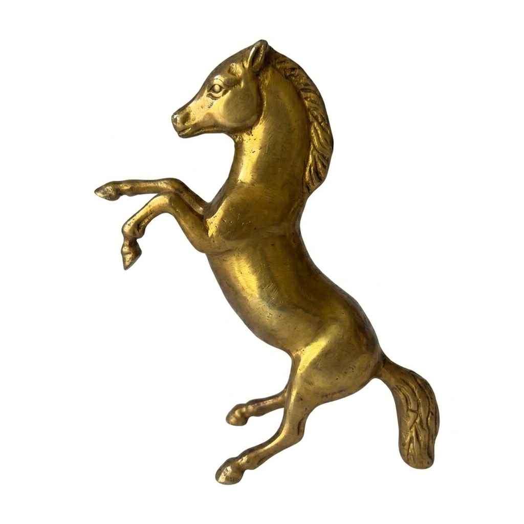 Svarn Studio Brass Horse Figurine | Vastu Showpiece