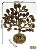 Kalp Vriksh Brass Tree | Tree of Life Showpiece | Handcrafted Antique Finish