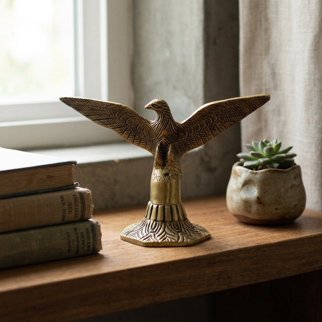 Svarn Studio Brass Eagle, Handcrafted Premium Fine Design